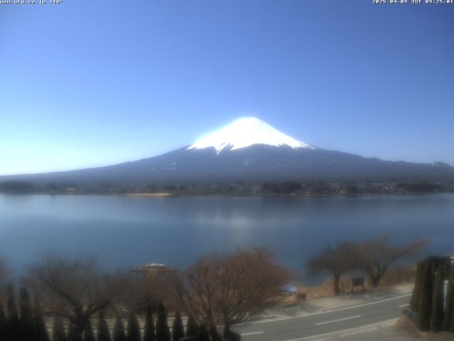河口湖からの富士山