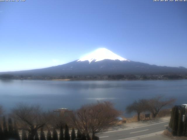 河口湖からの富士山
