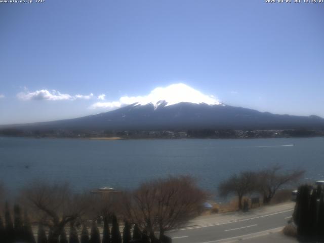 河口湖からの富士山