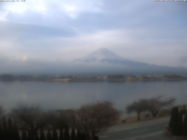 河口湖からの富士山