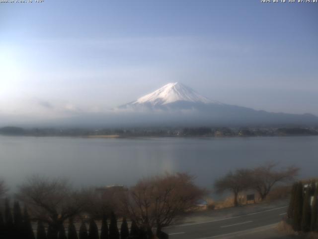 河口湖からの富士山