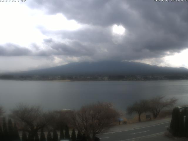 河口湖からの富士山
