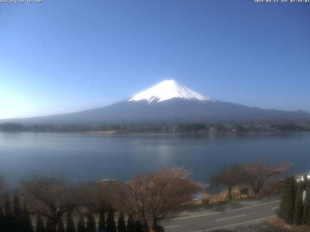 河口湖からの富士山