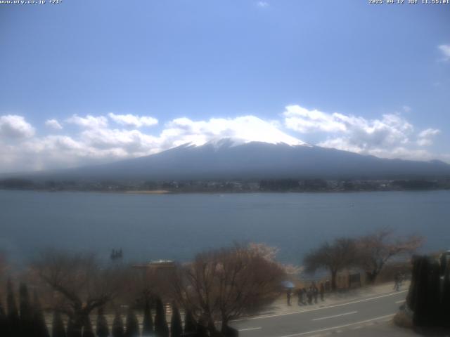 河口湖からの富士山