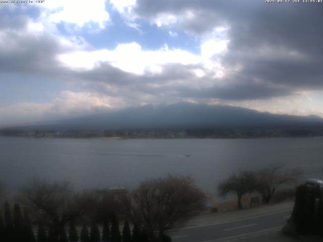 河口湖からの富士山