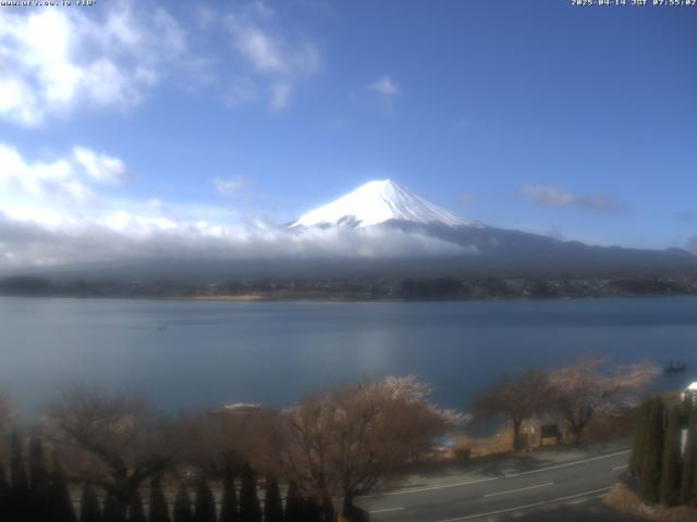 河口湖からの富士山