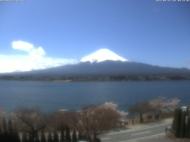河口湖からの富士山