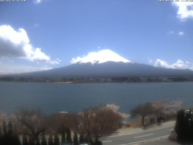 河口湖からの富士山