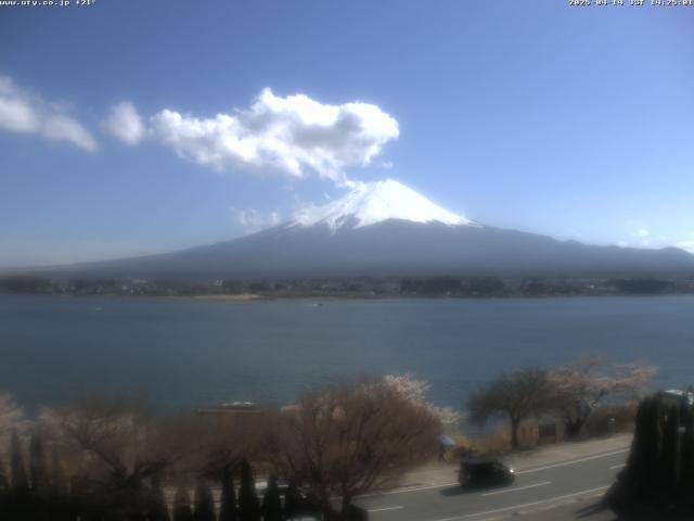 河口湖からの富士山
