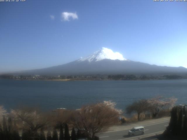 河口湖からの富士山