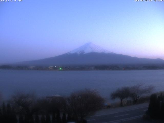 河口湖からの富士山