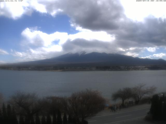 河口湖からの富士山