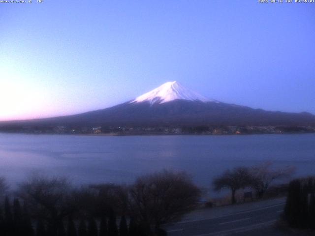 河口湖からの富士山