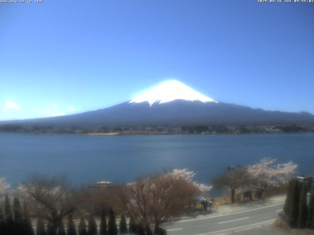 河口湖からの富士山