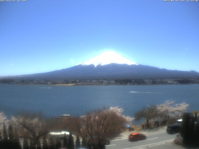 河口湖からの富士山