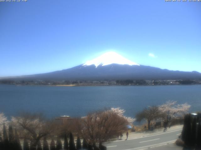 河口湖からの富士山