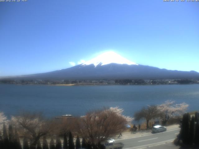 河口湖からの富士山