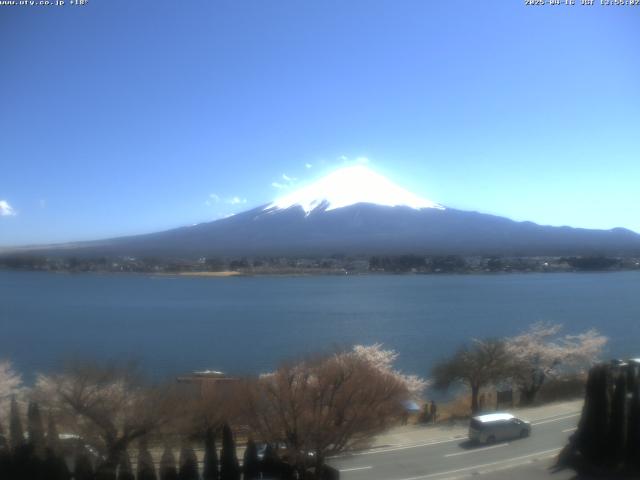 河口湖からの富士山