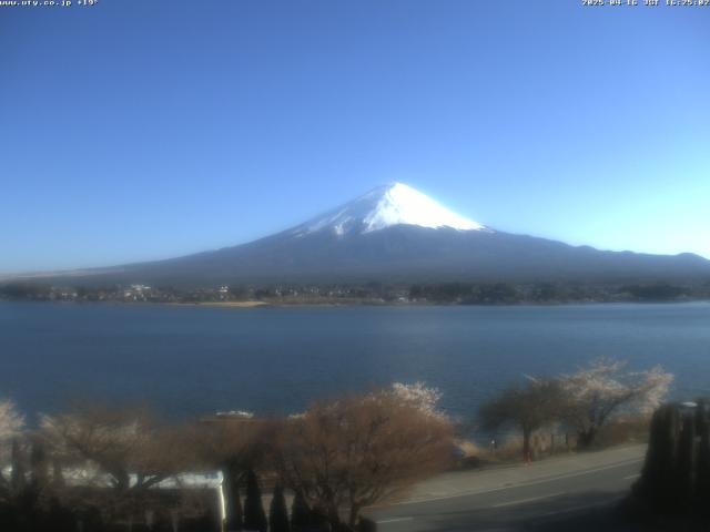 河口湖からの富士山