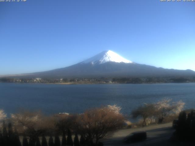 河口湖からの富士山