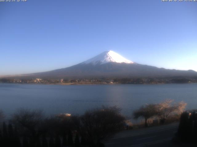 河口湖からの富士山