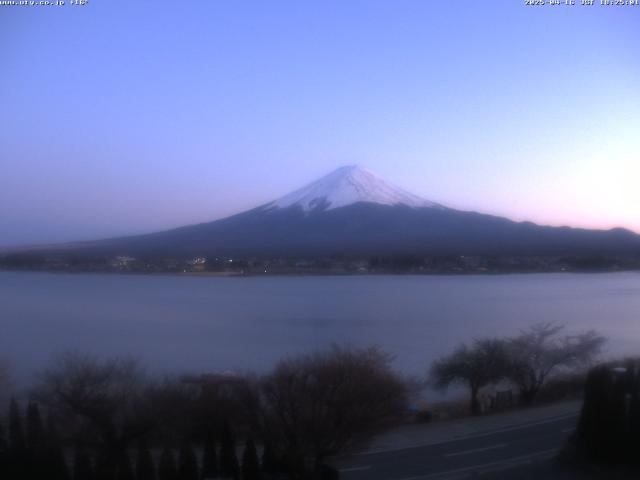 河口湖からの富士山