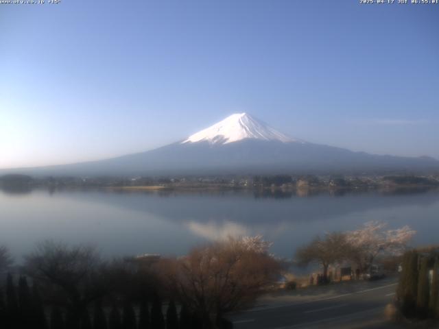 河口湖からの富士山