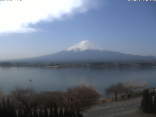 河口湖からの富士山