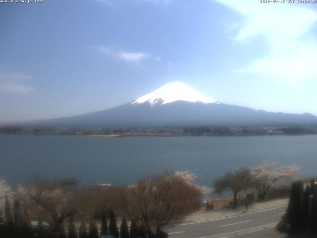 河口湖からの富士山