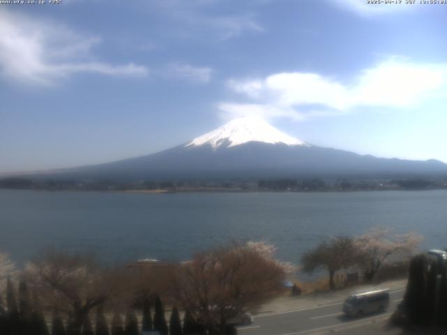 河口湖からの富士山