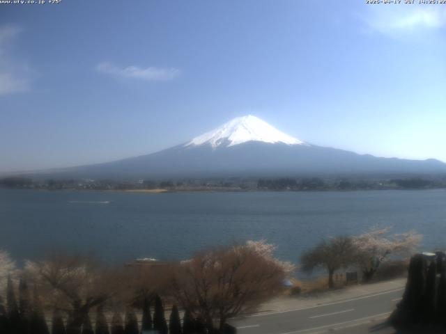 河口湖からの富士山