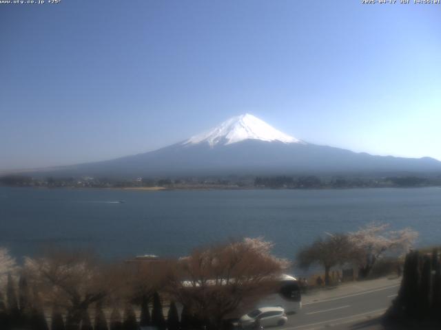河口湖からの富士山