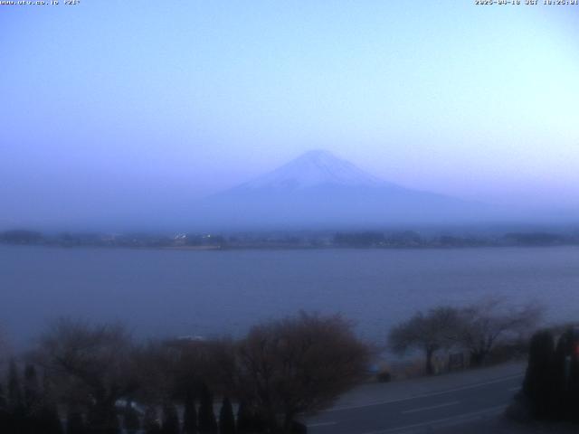 河口湖からの富士山