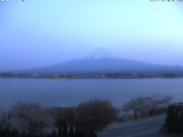 河口湖からの富士山