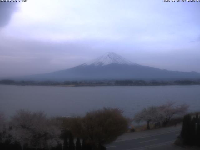 河口湖からの富士山