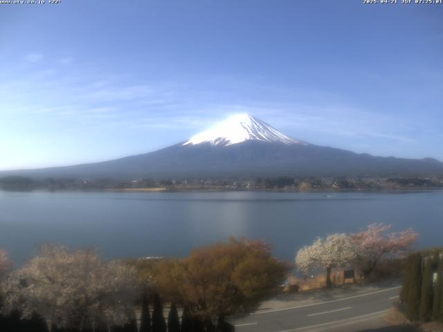 河口湖からの富士山