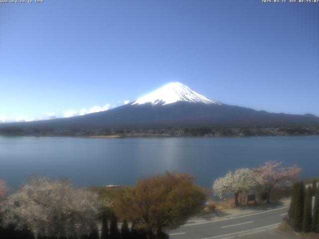河口湖からの富士山