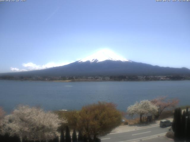 河口湖からの富士山