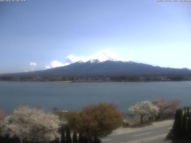 河口湖からの富士山