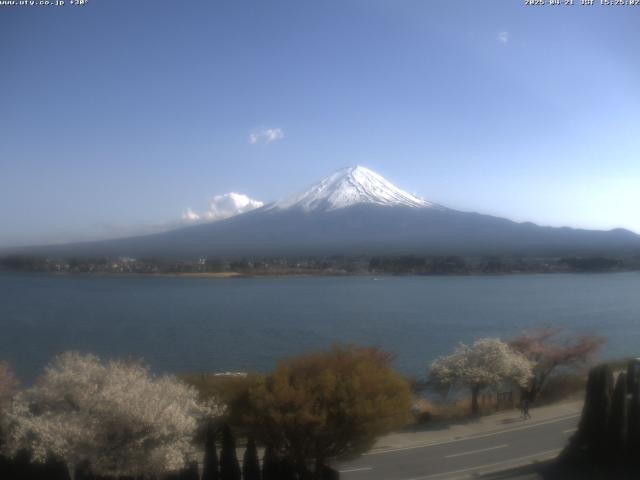 河口湖からの富士山