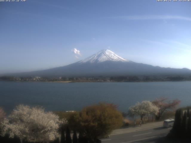 河口湖からの富士山