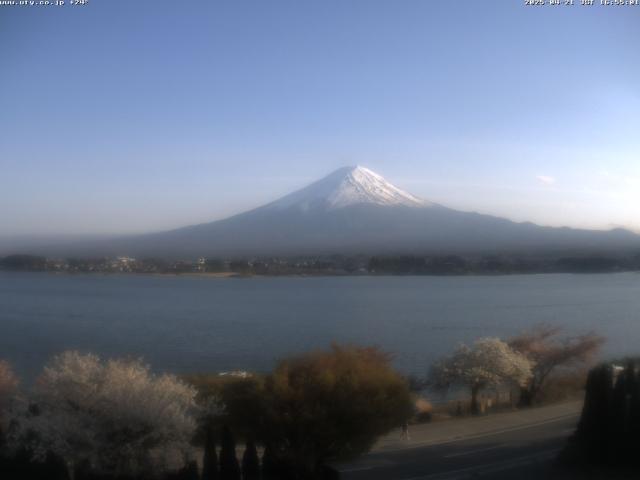 河口湖からの富士山