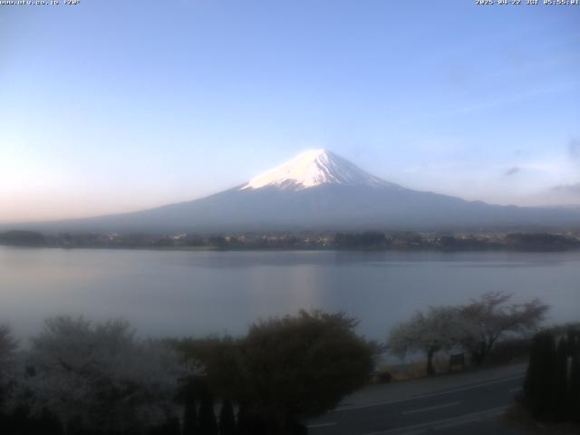 河口湖からの富士山