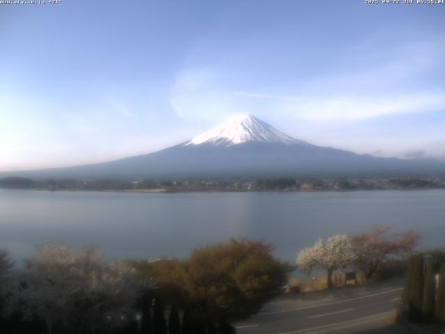 河口湖からの富士山