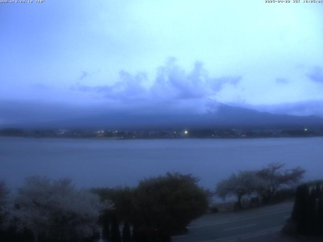 河口湖からの富士山