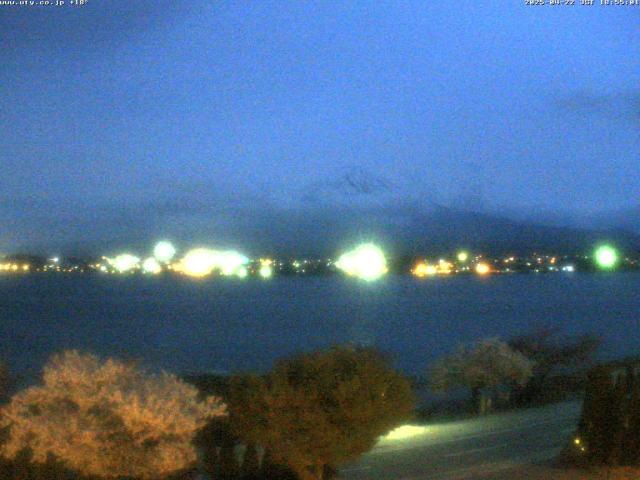 河口湖からの富士山