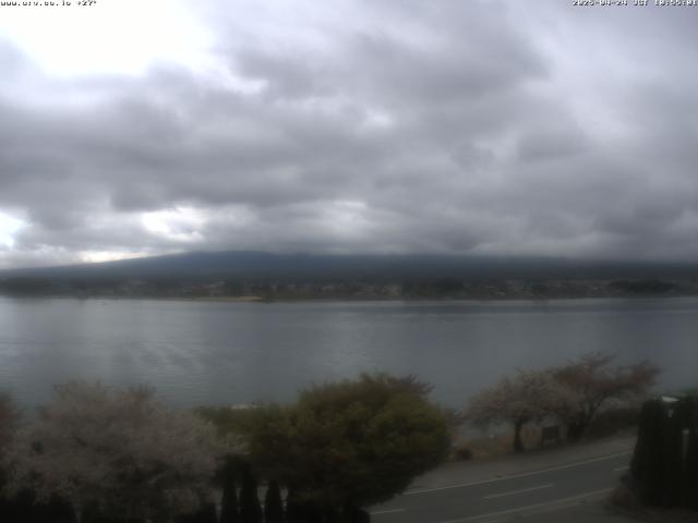 河口湖からの富士山