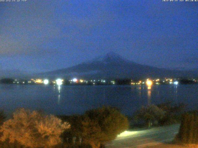 河口湖からの富士山