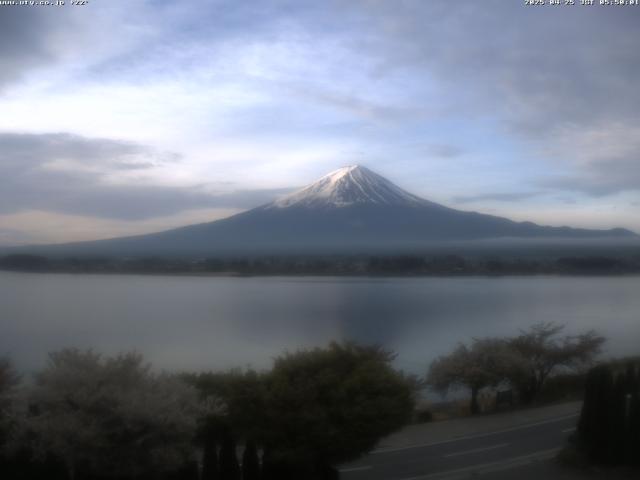 河口湖からの富士山