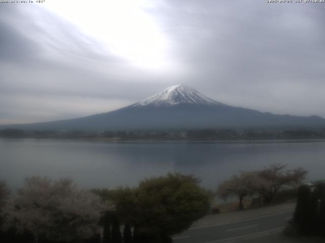 河口湖からの富士山